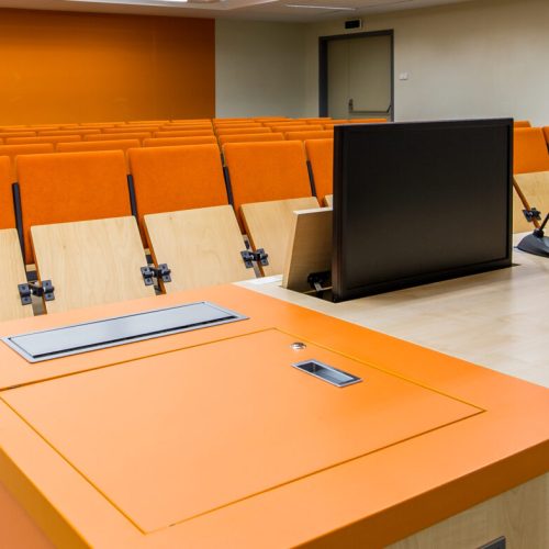 Modern new spacious lecture hall at university